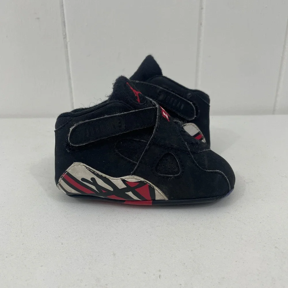Air Jordan Retro VIII 8 Playoffs 2007 305362-061 Toddler Soft Bottom 4C No Box